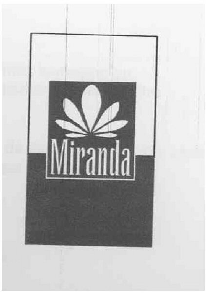 Trademark Logo MIRANDA