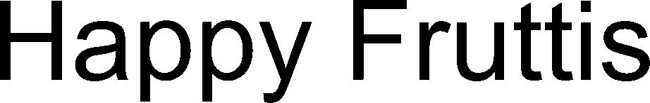 Trademark Logo HAPPY FRUTTIS