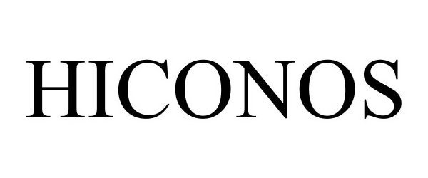 Trademark Logo HICONOS