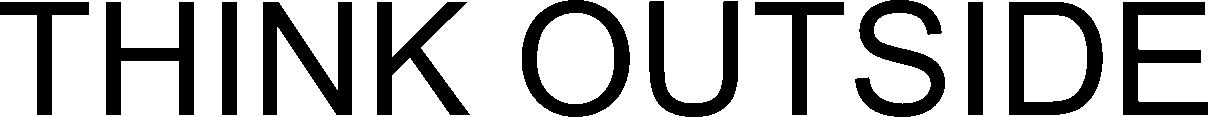 Trademark Logo THINK OUTSIDE