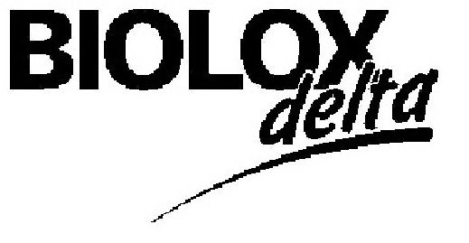 Trademark Logo BIOLOX DELTA