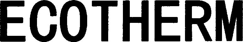 Trademark Logo ECOTHERM