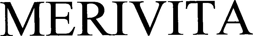 Trademark Logo MERIVITA