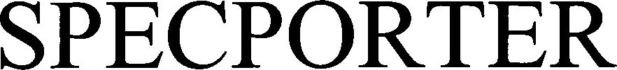Trademark Logo SPECPORTER