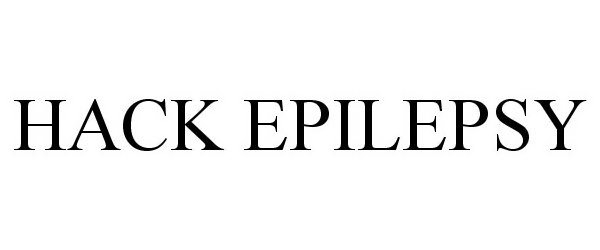 Trademark Logo HACK EPILEPSY