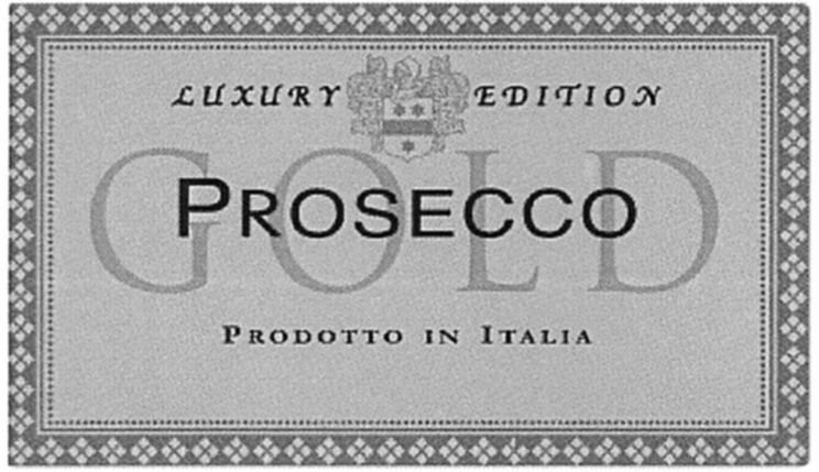  LUXURY EDITION PROSECCO GOLD PRODOTTO IN ITALIA