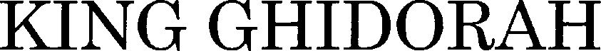Trademark Logo KING GHIDORAH