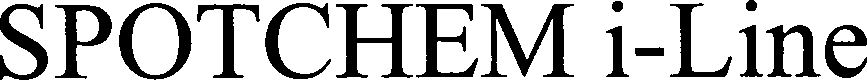 Trademark Logo SPOTCHEM I-LINE