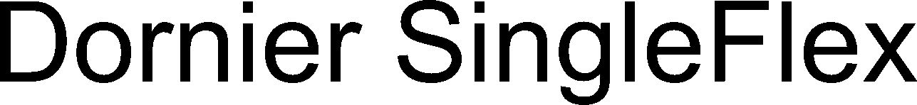 Trademark Logo DORNIER SINGLEFLEX