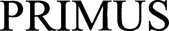 Trademark Logo PRIMUS