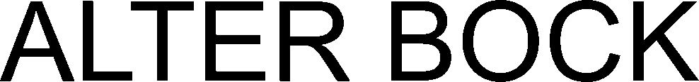 Trademark Logo ALTER BOCK