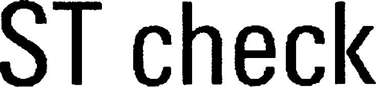 Trademark Logo ST CHECK