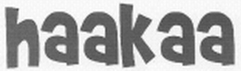 Trademark Logo HAAKAA