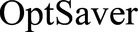 Trademark Logo OPTSAVER