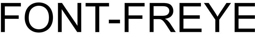 Trademark Logo FONT-FREYE