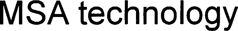 Trademark Logo MSA TECHNOLOGY