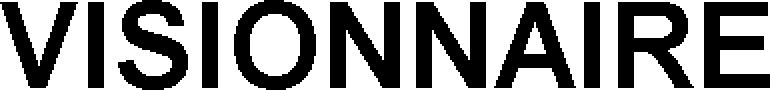 Trademark Logo VISIONNAIRE