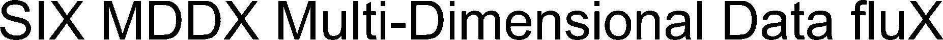 Trademark Logo SIX MDDX MULTI-DIMENSIONAL DATA FLUX