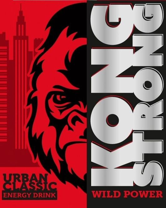  KONG STRONG WILD POWER URBAN CLASSIC ENERGY DRINK