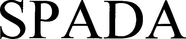 Trademark Logo SPADA