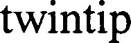 Trademark Logo TWINTIP