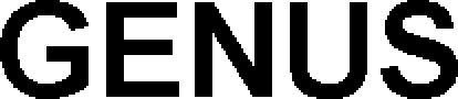 Trademark Logo GENUS