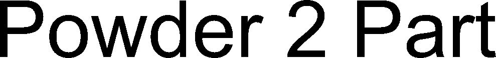 Trademark Logo POWDER 2 PART
