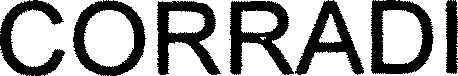 Trademark Logo CORRADI