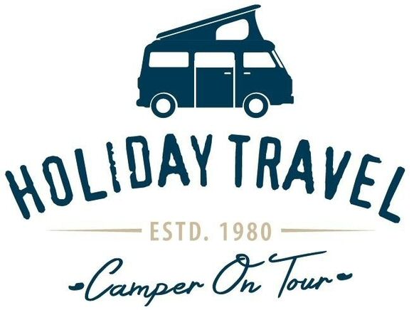 Trademark Logo HOLIDAY TRAVEL ESTD. 1980 -CAMPER ON TOUR-