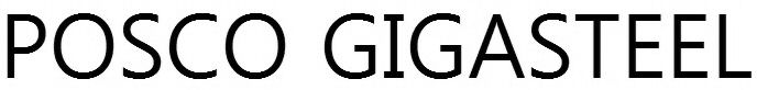 Trademark Logo POSCO GIGASTEEL