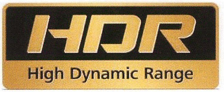 Trademark Logo HDR HIGH DYNAMIC RANGE