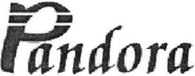 Trademark Logo PANDORA