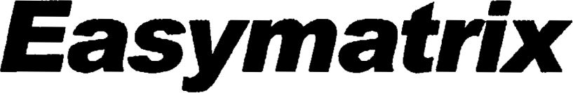 Trademark Logo EASYMATRIX