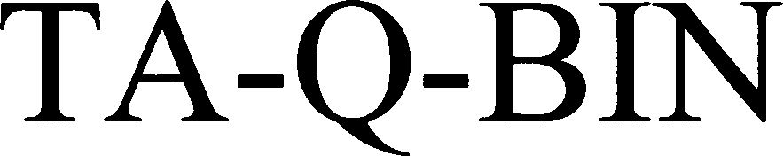 Trademark Logo TA-Q-BIN