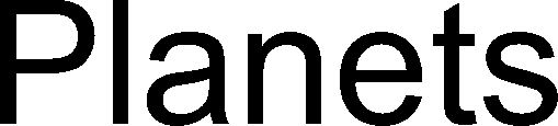 Trademark Logo PLANETS