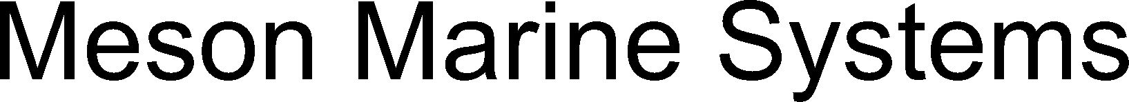 Trademark Logo MESON MARINE SYSTEMS