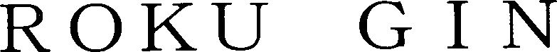 Trademark Logo ROKU GIN