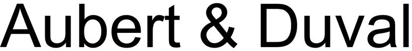 Trademark Logo AUBERT & DUVAL