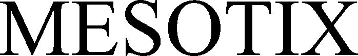 Trademark Logo MESOTIX