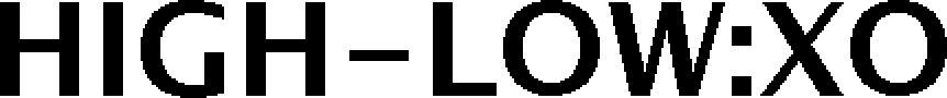 Trademark Logo HIGH-LOW:XO