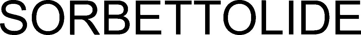 Trademark Logo SORBETTOLIDE