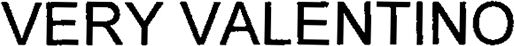 Trademark Logo VERY VALENTINO