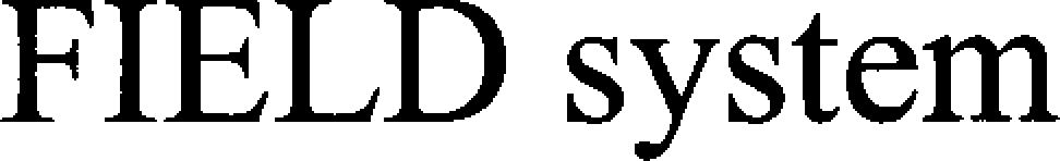 Trademark Logo FIELD SYSTEM