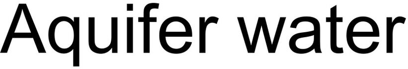 Trademark Logo AQUIFER WATER