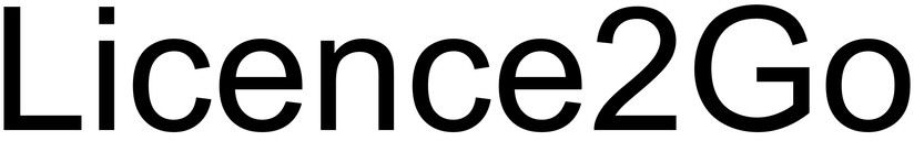 Trademark Logo LICENCE2GO