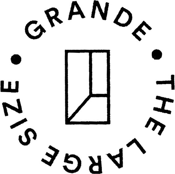 Trademark Logo GRANDE THE LARGE SIZE