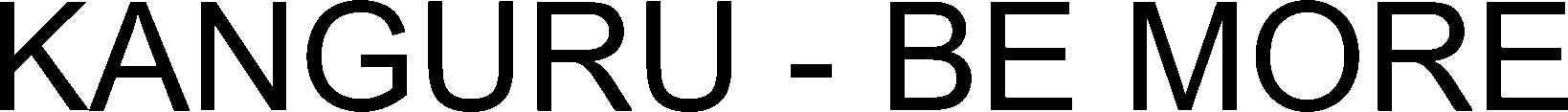 Trademark Logo KANGURU - BE MORE