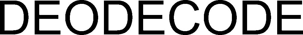 Trademark Logo DEODECODE