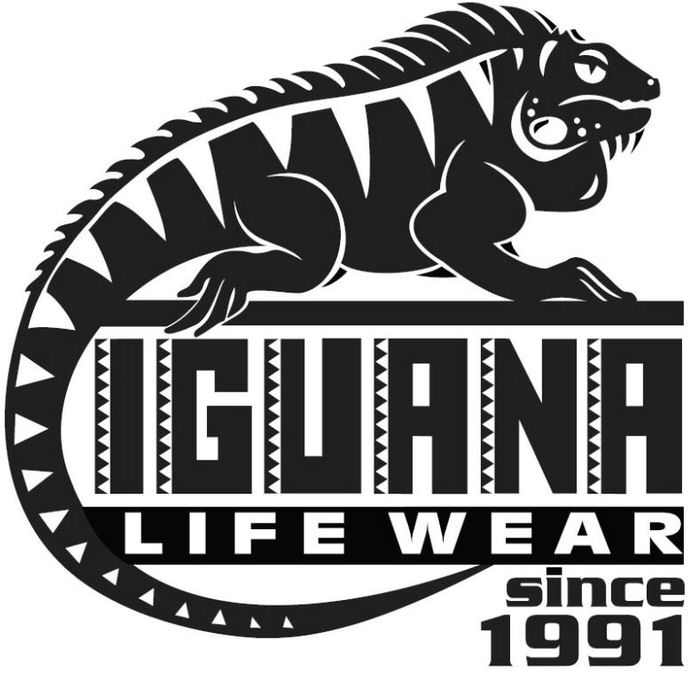  IGUANA LIFE WEAR SINCE 1991