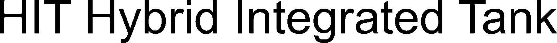 Trademark Logo HIT HYBRID INTEGRATED TANK